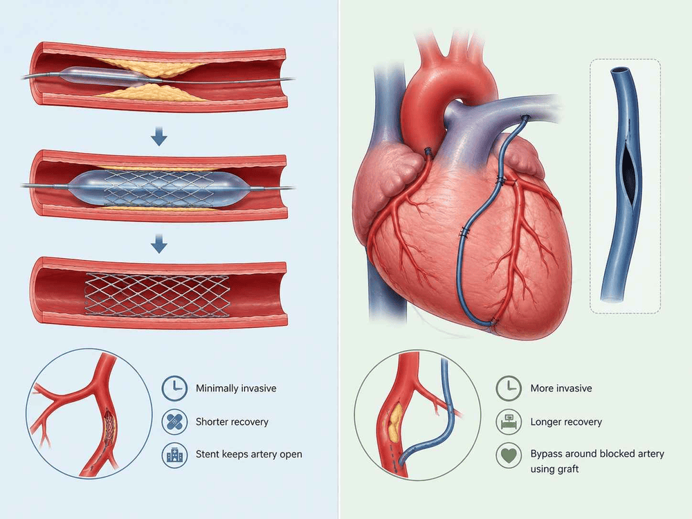 Angioplasty vs Bypass Surgery: Which One Is Suitable? | Health and Fitness